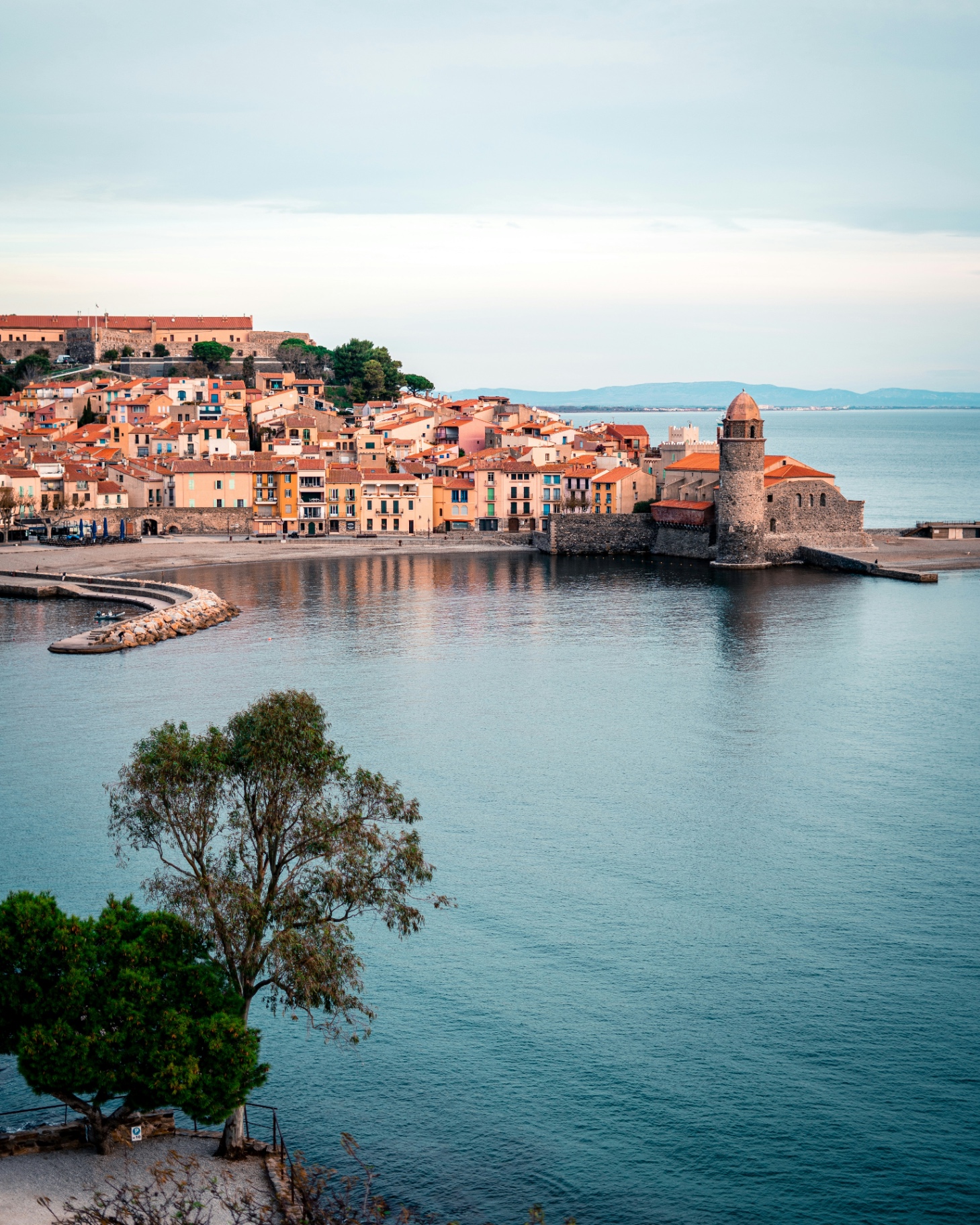 Collioure au coucher du soleil